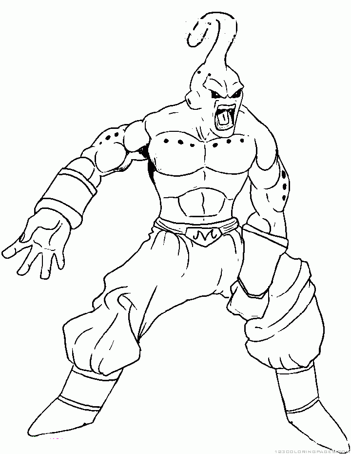 Dragon ball z coloring pages