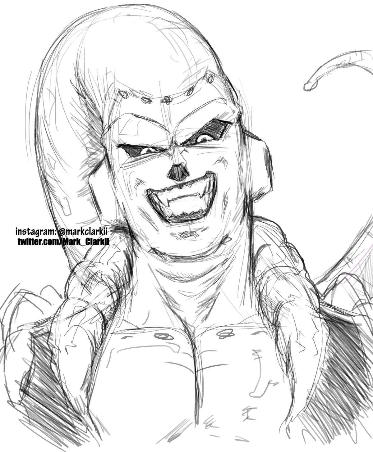 Mark clark ii on x super buu sketch superbuu majinbuu dragonball markclarkii httpstcoiimljewgyh x