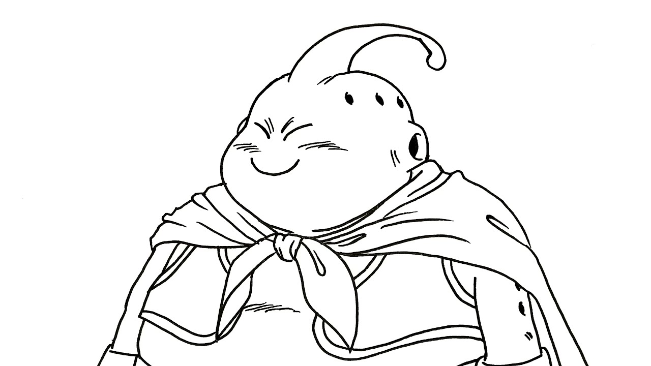 Drawing majin buu fat buu