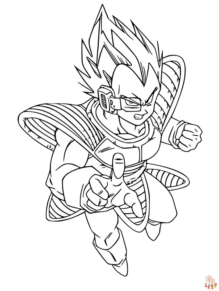 Dragon ball z coloring pages unleash your creativity