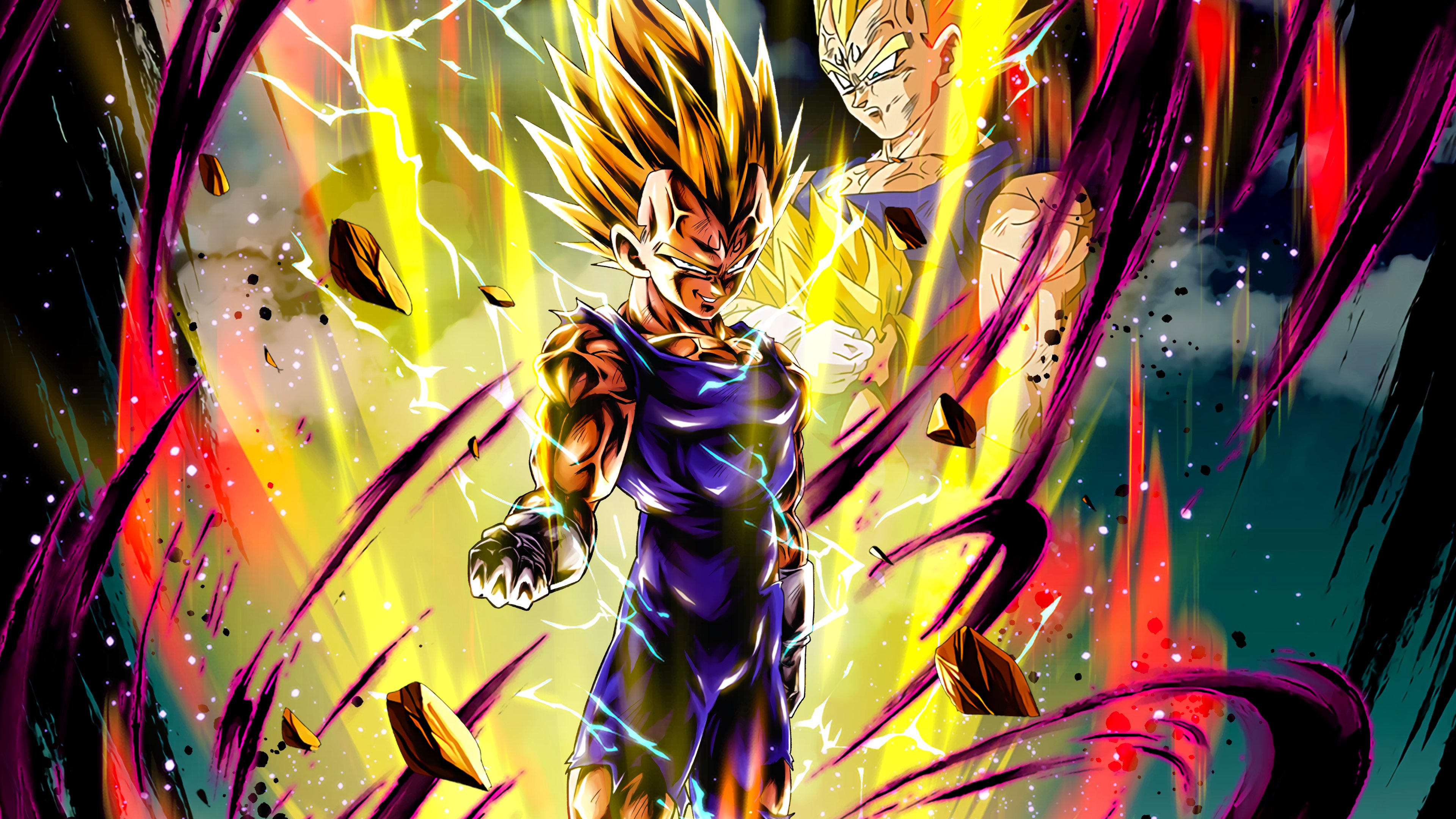 100+] Majin Vegeta Wallpapers