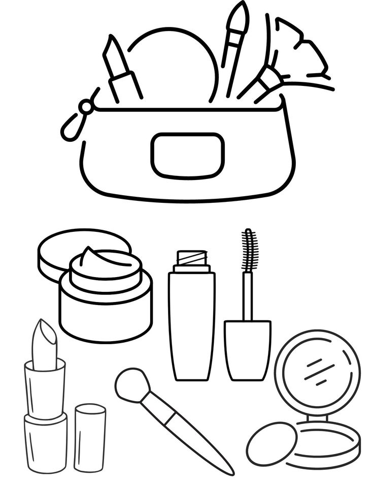 Make up coloring pages for kids make up printables make up day sheet beauty coloring pages make up print cosmetics coloring pages spa