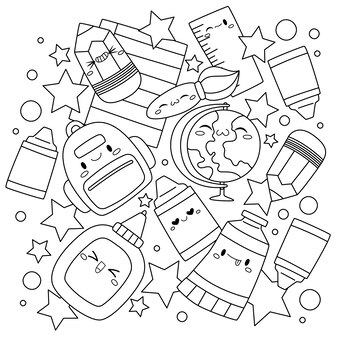 Makeup coloring page images