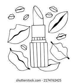 Lipstick coloring page images stock photos d objects vectors