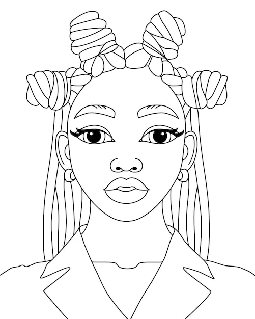 Makeup coloring page images