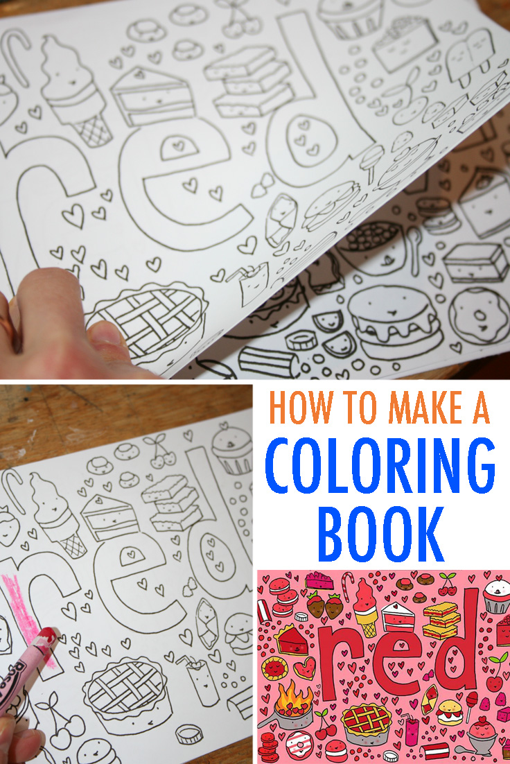 Fun for kids and adults how to make coloring book pages â jessie unicorn moore