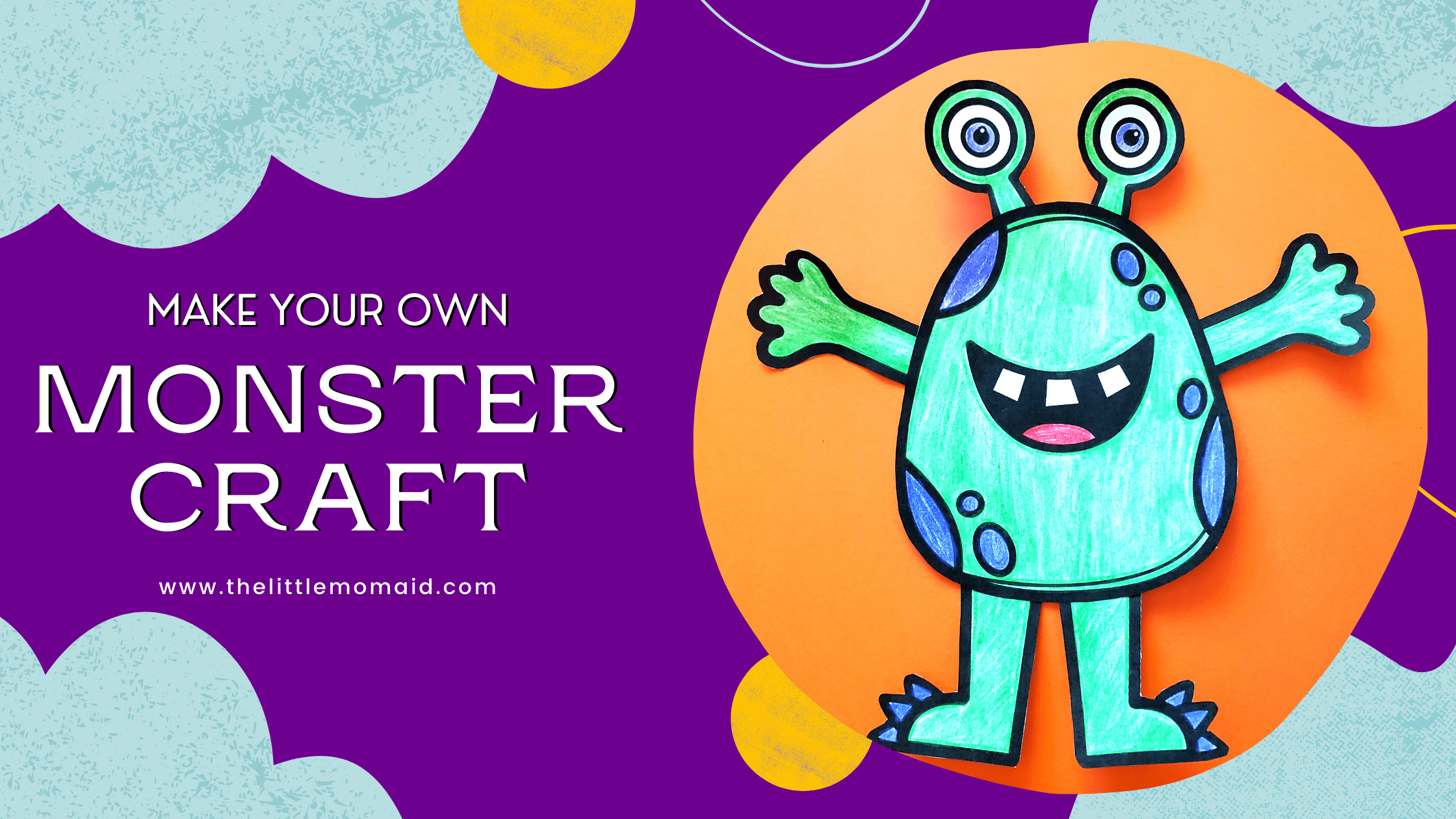 Free printable make your own monster craft