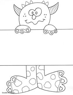 Name templates coloring pages coloring pages monster coloring pages monster theme classroom