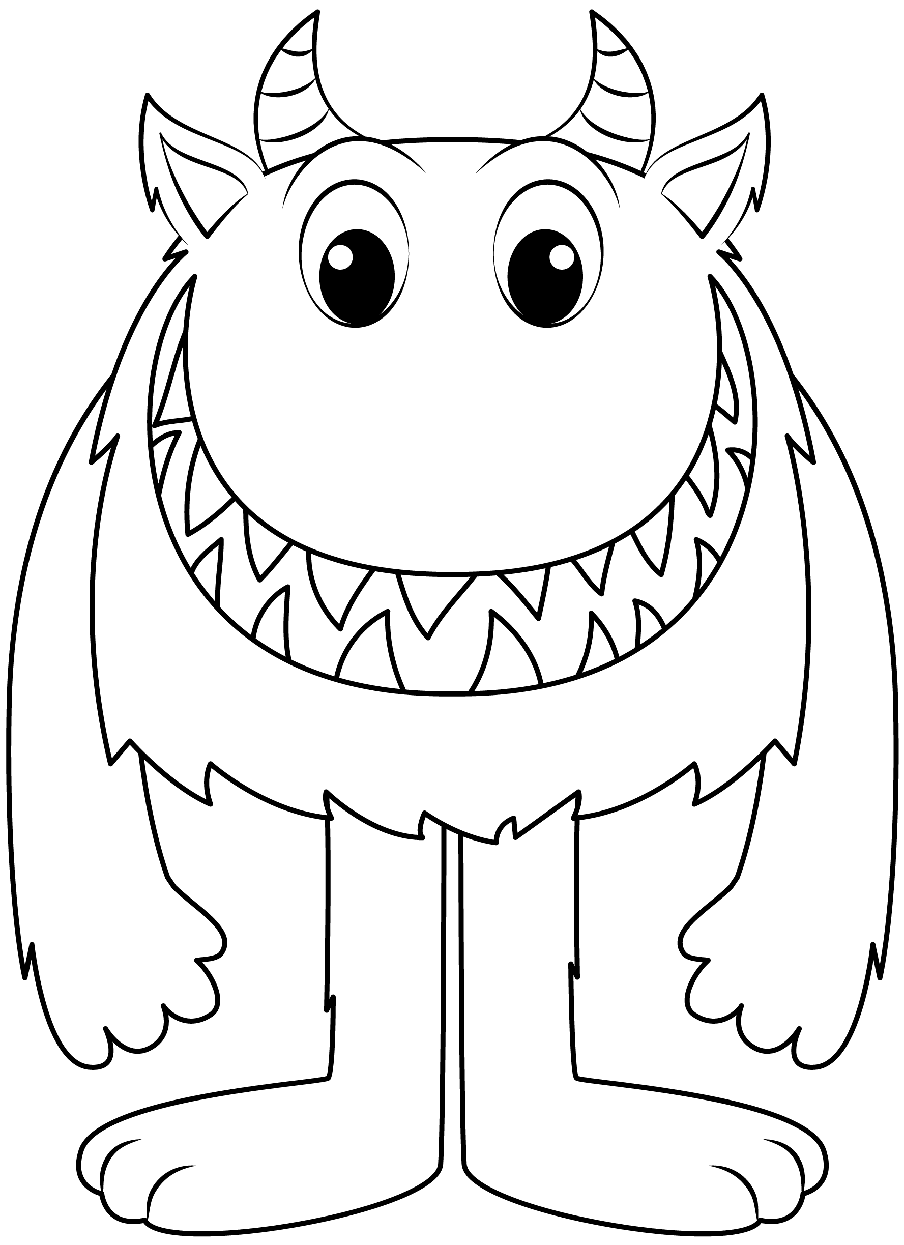 Monster printable template free printable papercraft templates