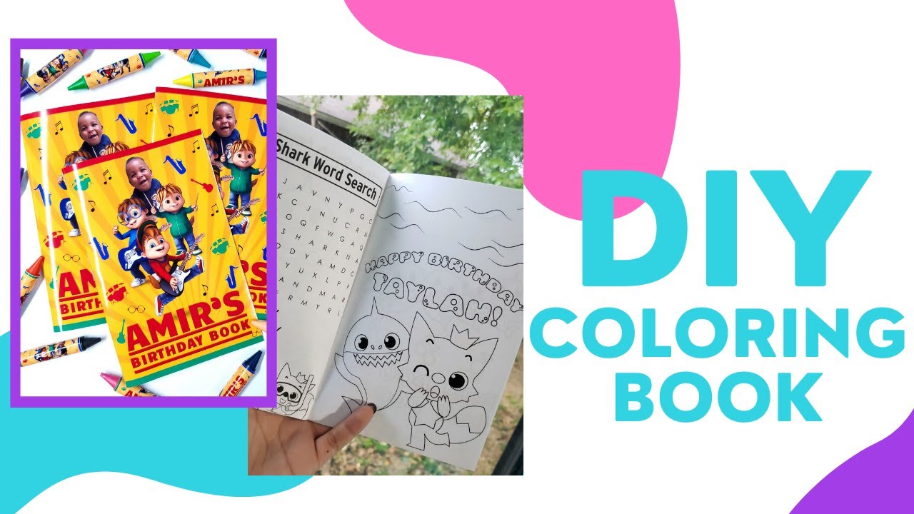 How to ake a coloring book at hoe