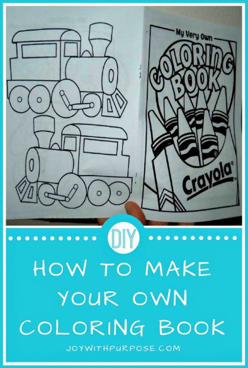 You can make your own coloring book