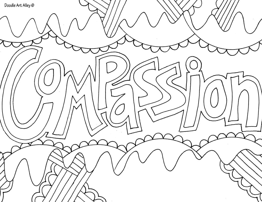 Word coloring pages