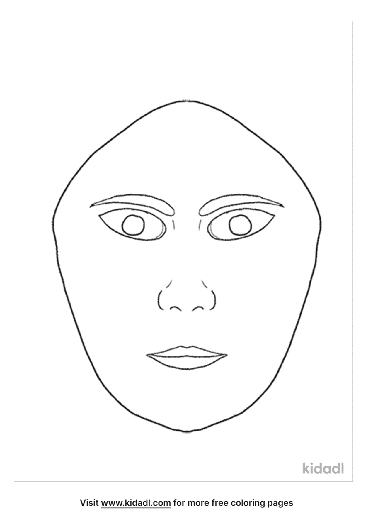 Free makeup faces coloring page coloring page printables