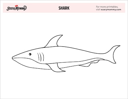 Shark coloring pages for kids that are really some