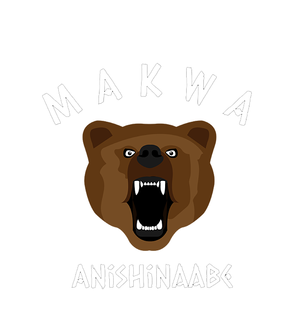 Makwa anishinaabe ojibwe bear chippewa tapestry by manaai minni