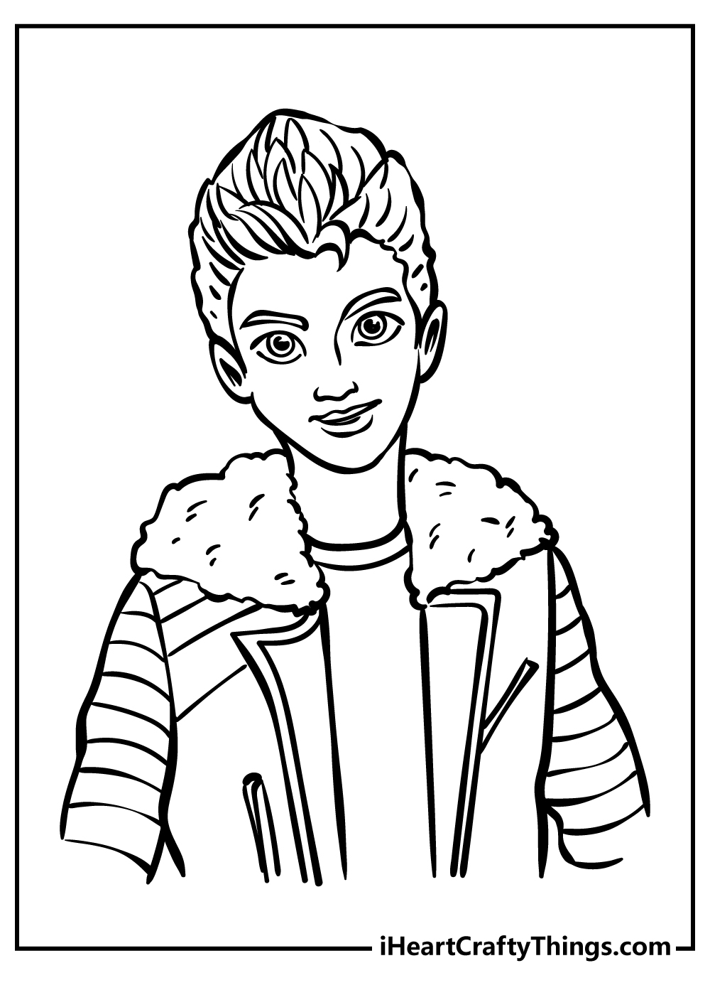 Descendants coloring pages free printables