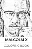 Malcolm x coloring book black social activity leader and freedom fighter