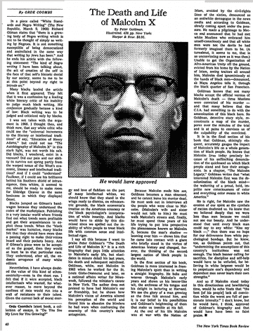 The death and life of malcolm x