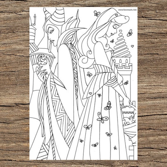 Maleficent printable adult coloring page from favoreads coloring book pages for adults and kids coloring sheet coloring design