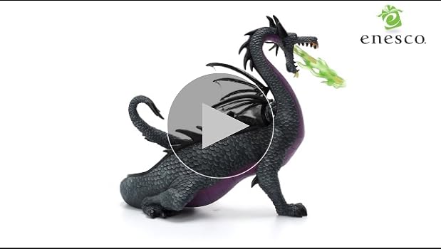 Enesco disney showcase collection sleeping beauty maleficent dragon figurine inch multicolor home kitchen