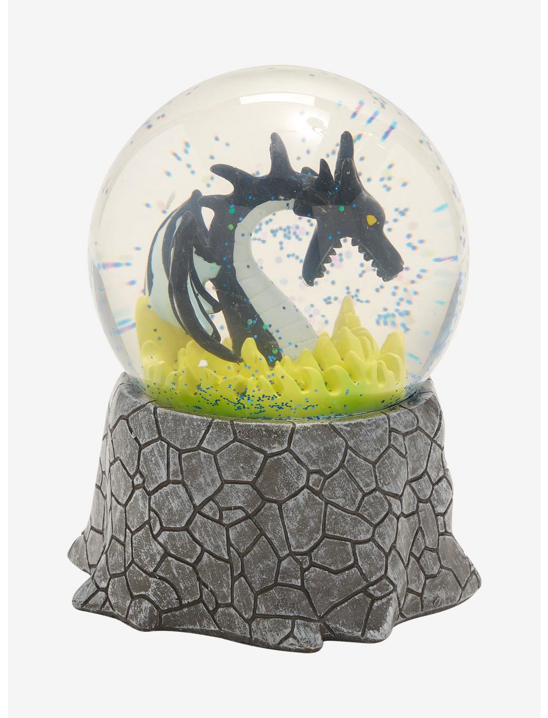 Disney villains maleficent dragon snow globe hot topic