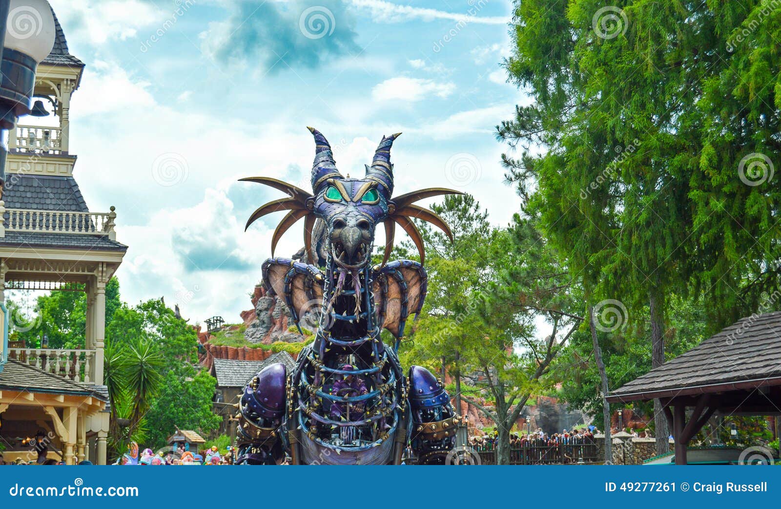 Dragon maleficent stock photos