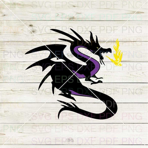 Maleficent silhouette svg dxf eps pdf png cricut cutti