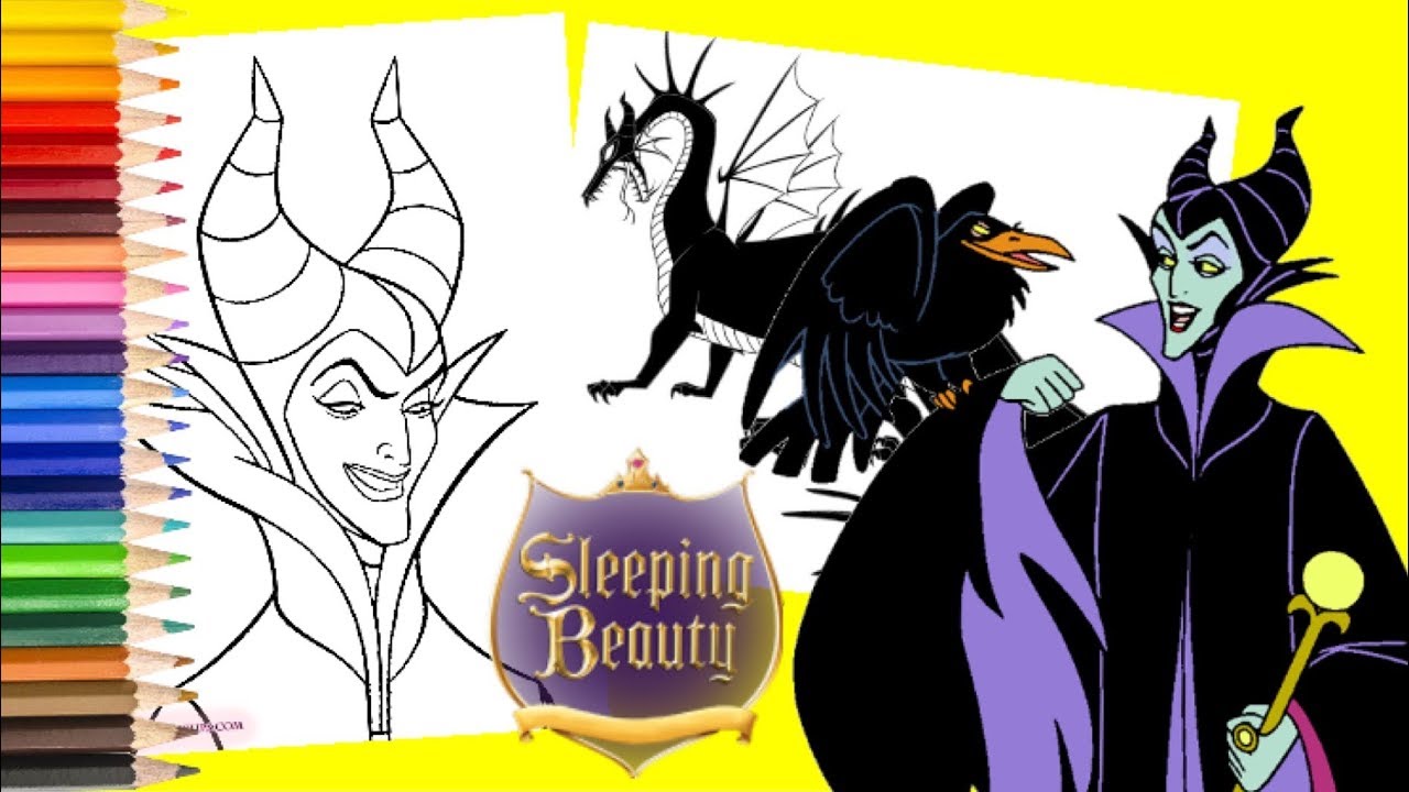 Disney villains maleficent and maleficent dragon