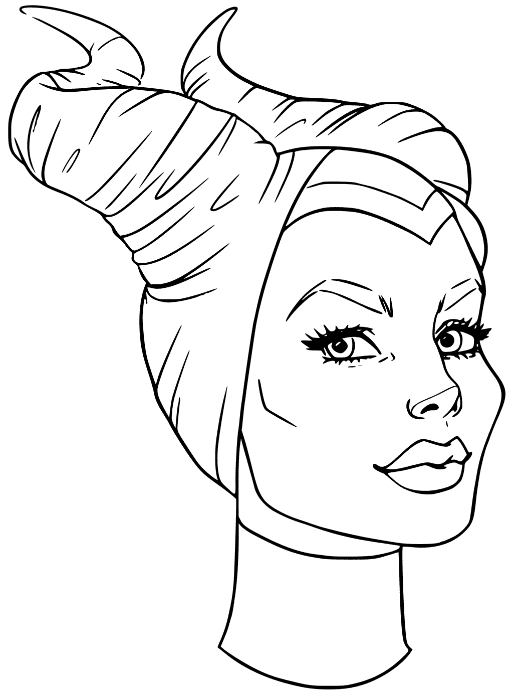 Maleficent coloring pages