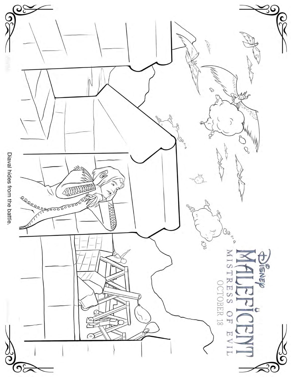 Maleficent coloring pages and activity sheets crazy adventures in parenting