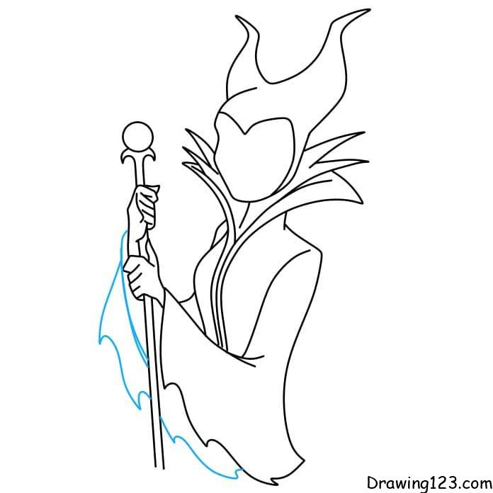 Maleficent drawing tutorial