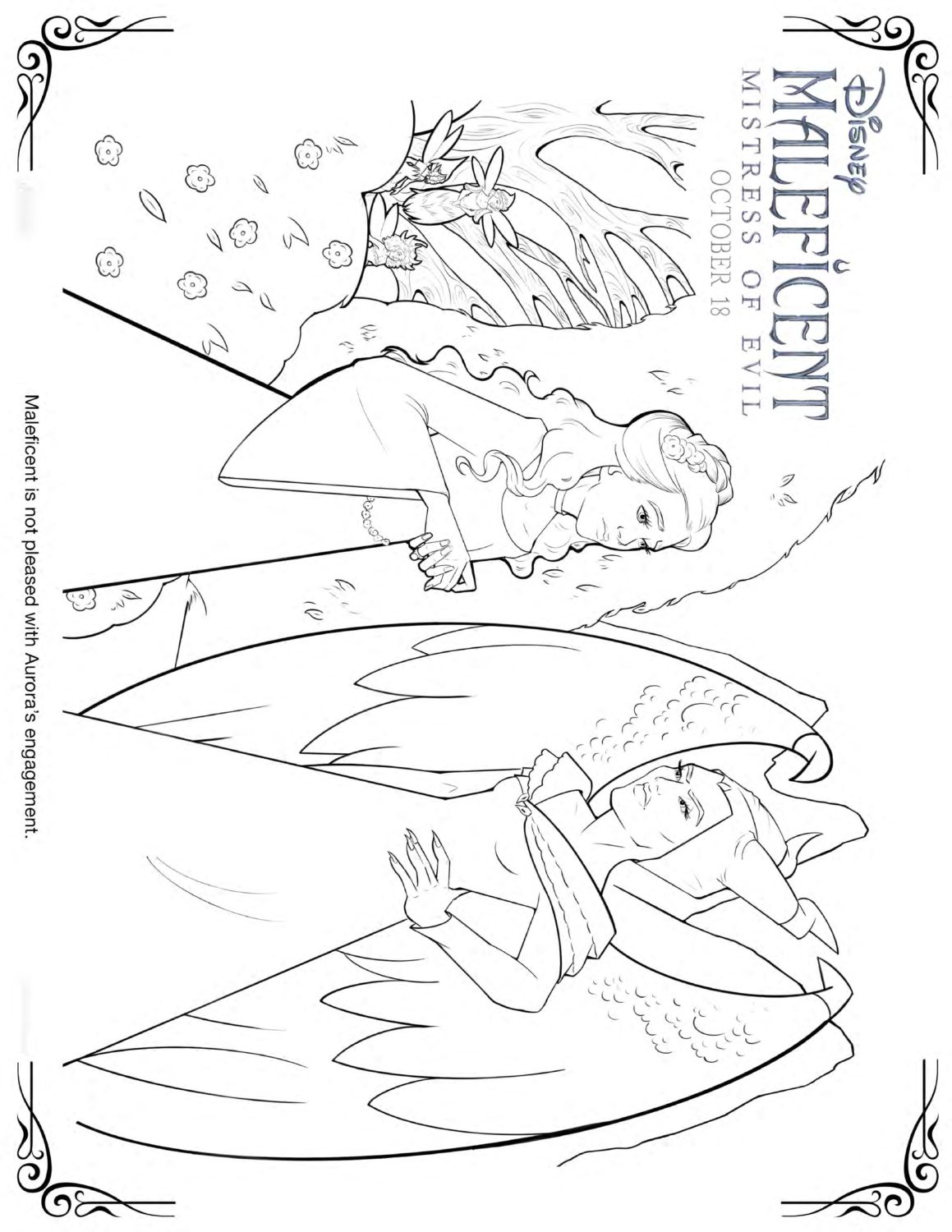 Maleficent coloring pages and activity sheets crazy adventures in parenting