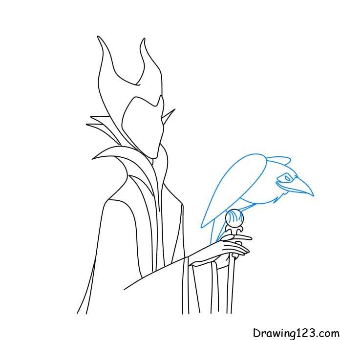 Maleficent drawing tutorial