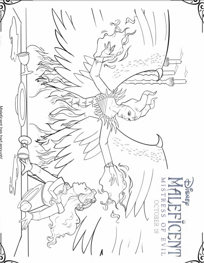 Free maleficent activity sheets and coloring pages my thoughts on the film