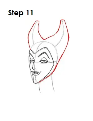 How to draw maleficent