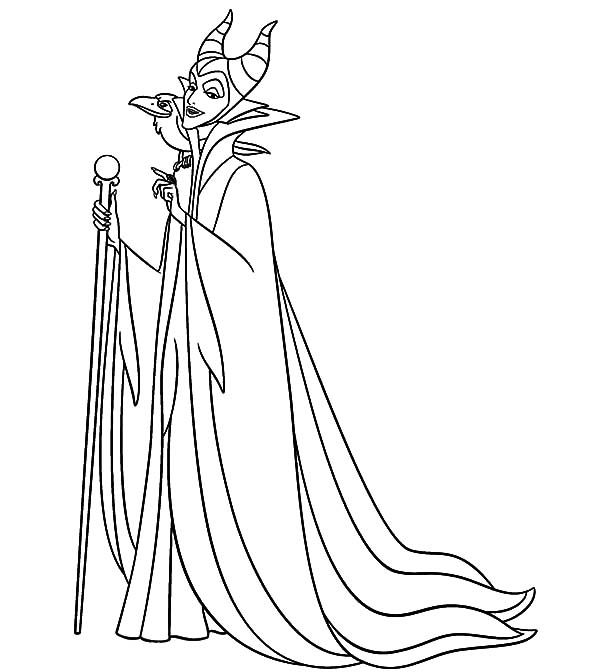 Maleficent setting for scheming coloring pages color luna sleeping beauty coloring pages coloring pages maleficent