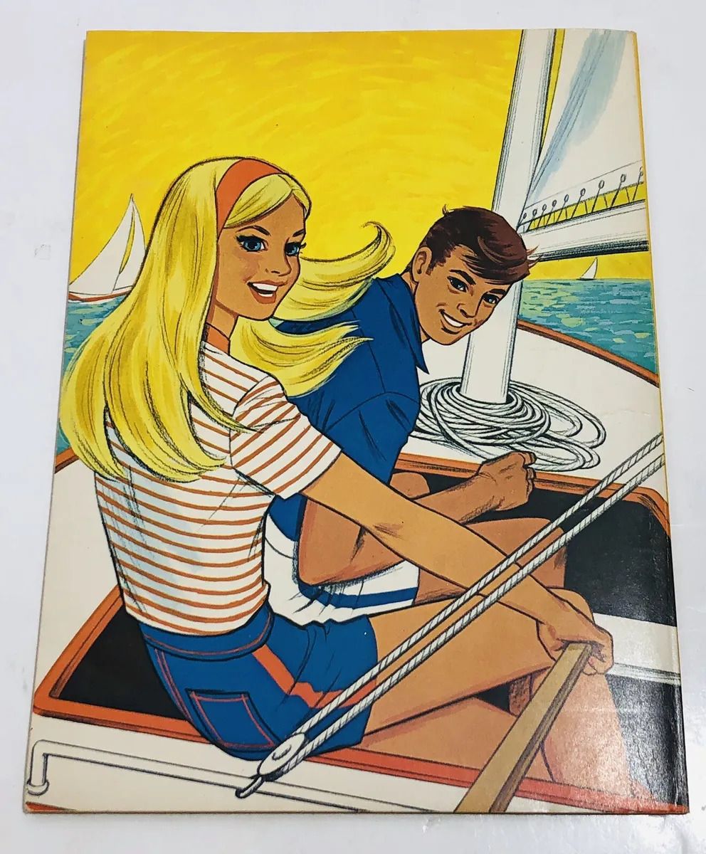 Whitman malibu francie barbie coloring book mattel