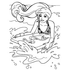 Top free printable barbie coloring pages online