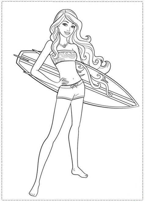 Top malibu barbie coloring pages ideas and inspiration