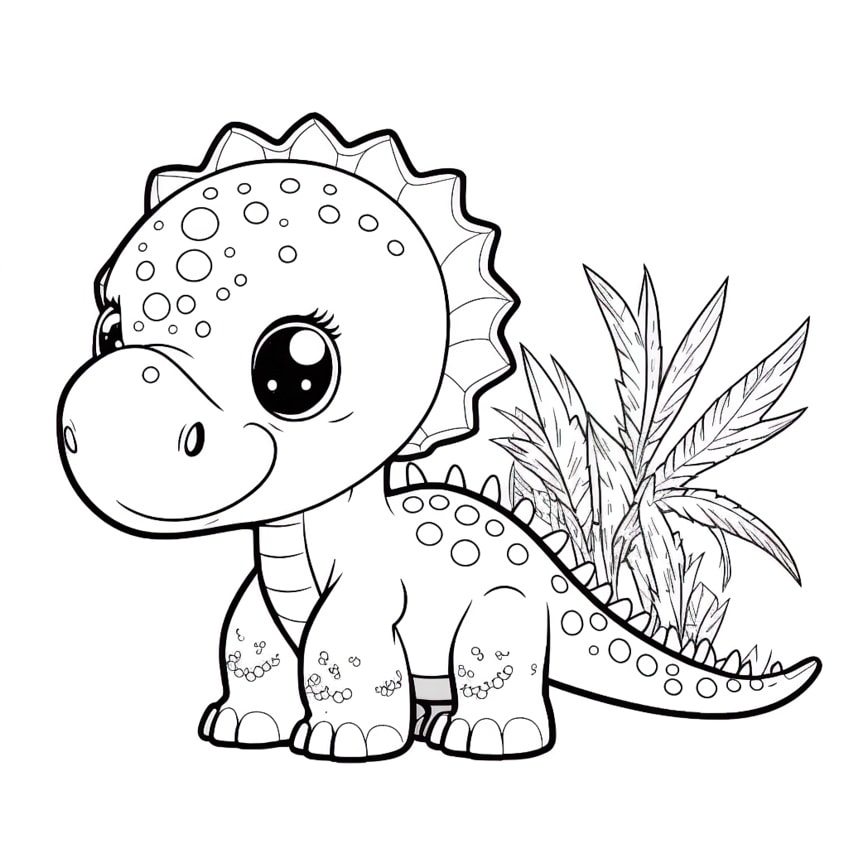 Dinosaur coloring pages