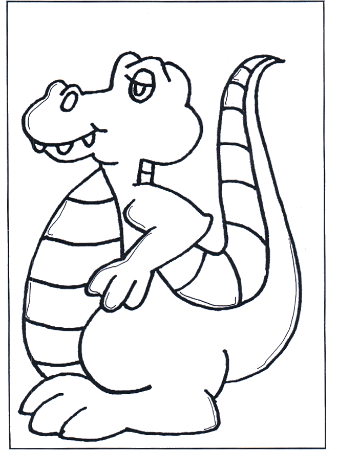 Free coloring sheets dinosauer