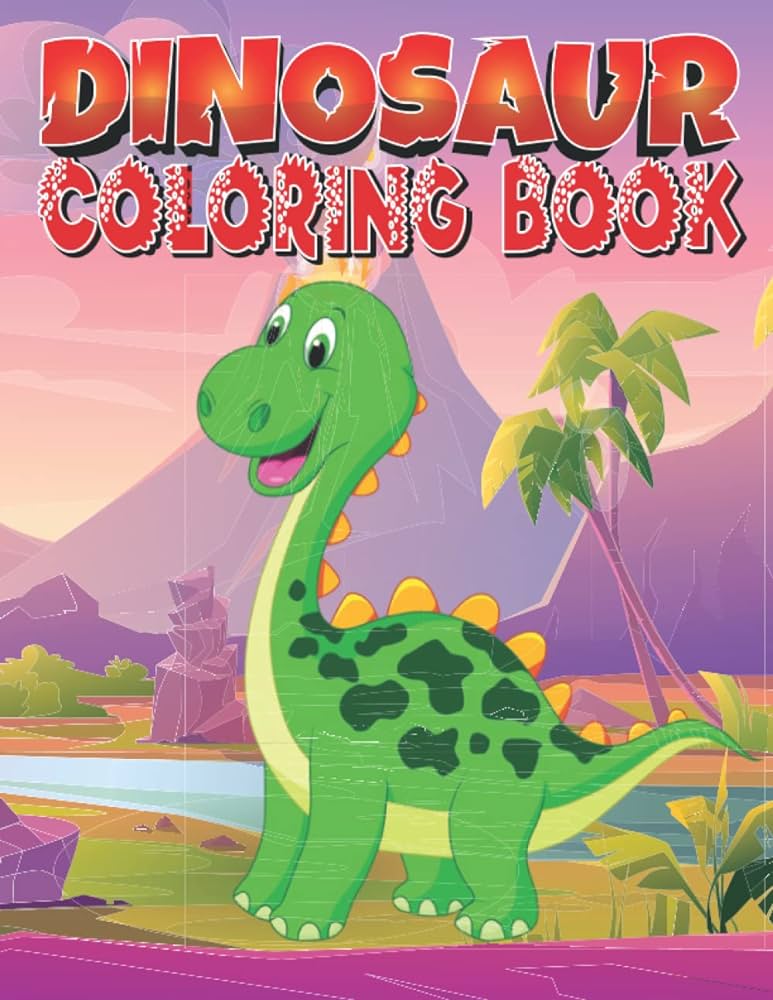 Dinosaur coloring book dinosaurier ausmalbuch fãr kinder wunderbare dino motive malvorlagen mit dinos fãr jungen und mãdchen geeignet kleinkinder und kinder im vorschulalter spaãbuch by emmerich kurt