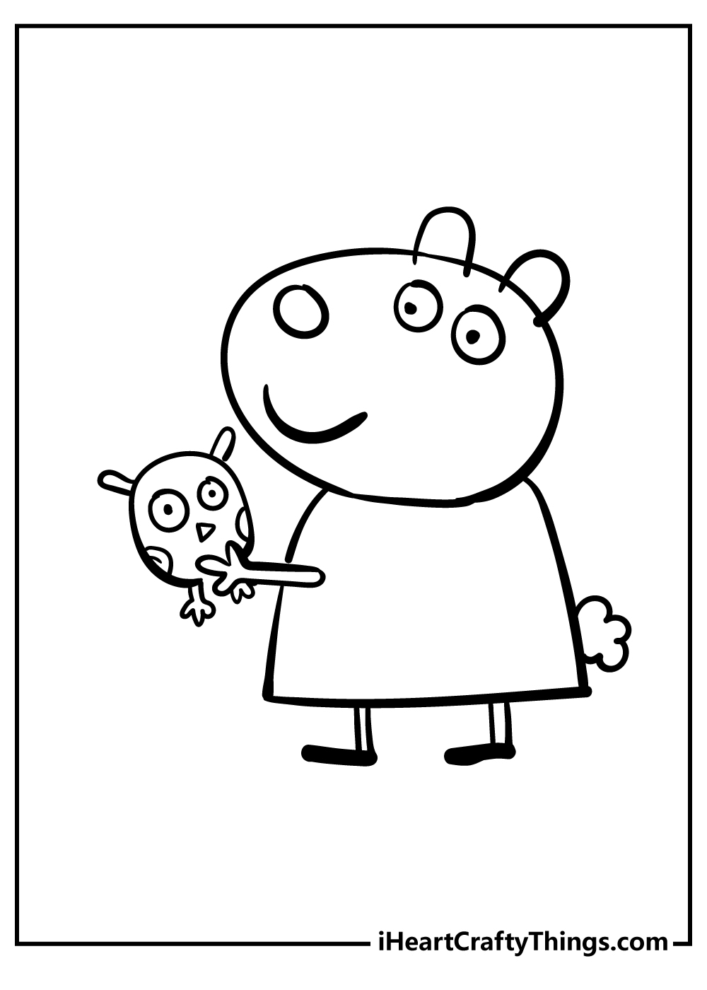 Peppa pig coloring pages free printables