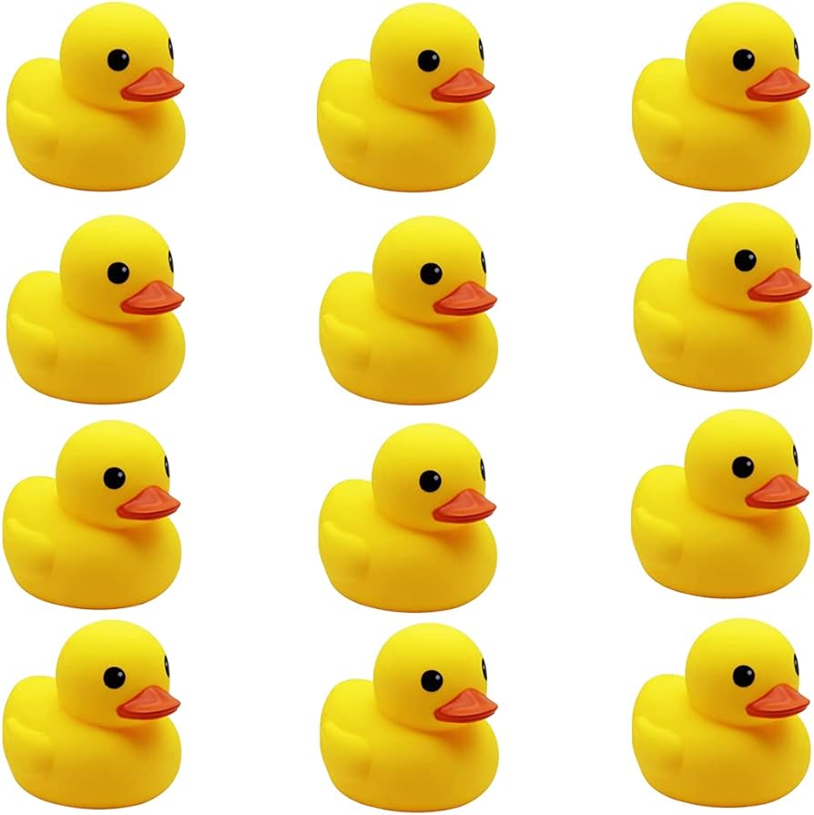 Umbresen patos de goma amarillos preescolares juguetes de baão para tina regalo para baby shower bebãs y niãos pequeãos flotador de piscina para halloween adultos recuerdos de fiesta de carnaval pequeão