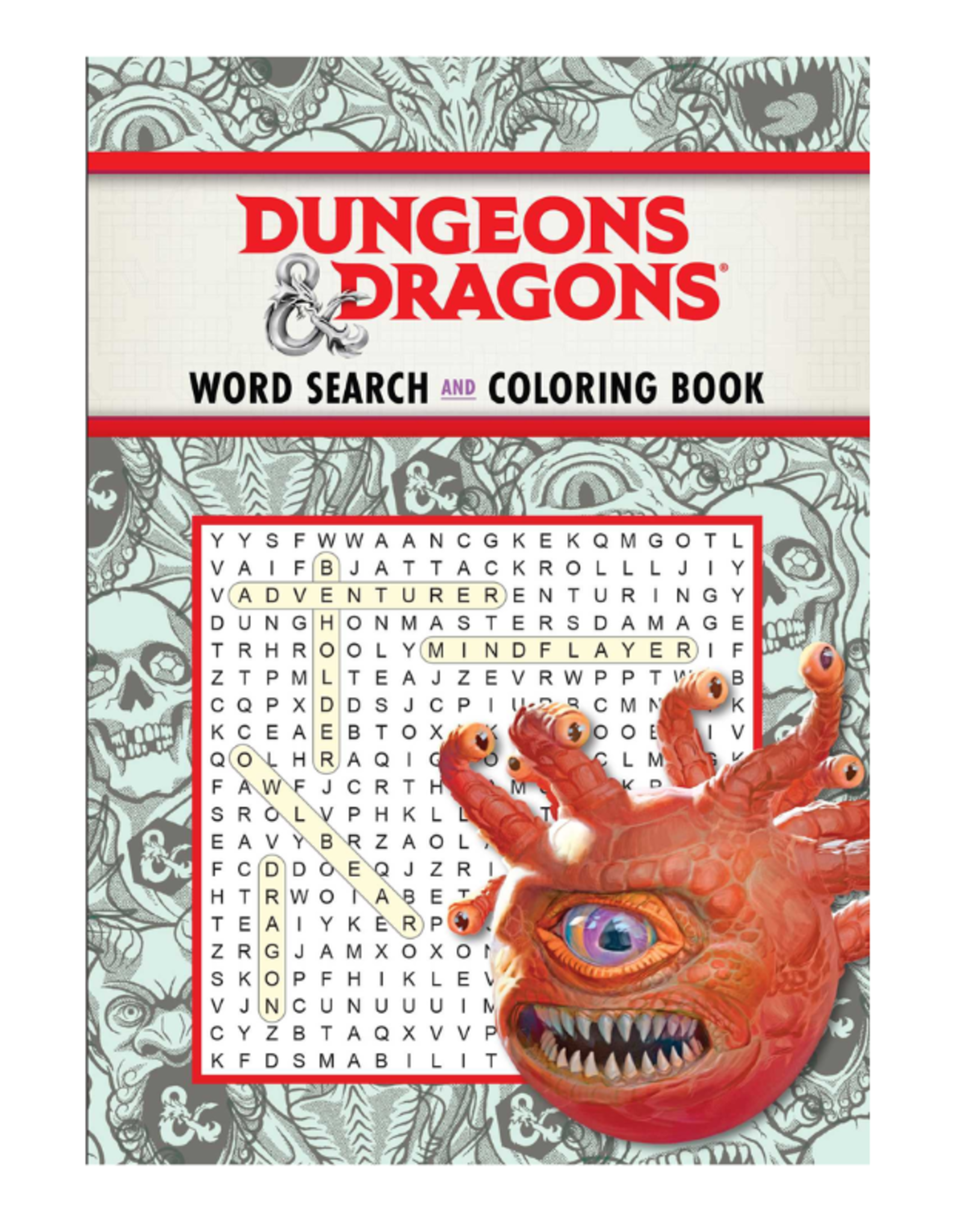 Dd word search and coloring