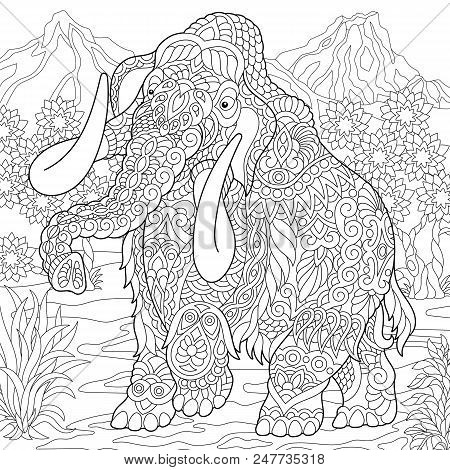 Mammoth extinct vector photo free trial bigstock