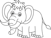 Mammoth coloring pages free coloring pages