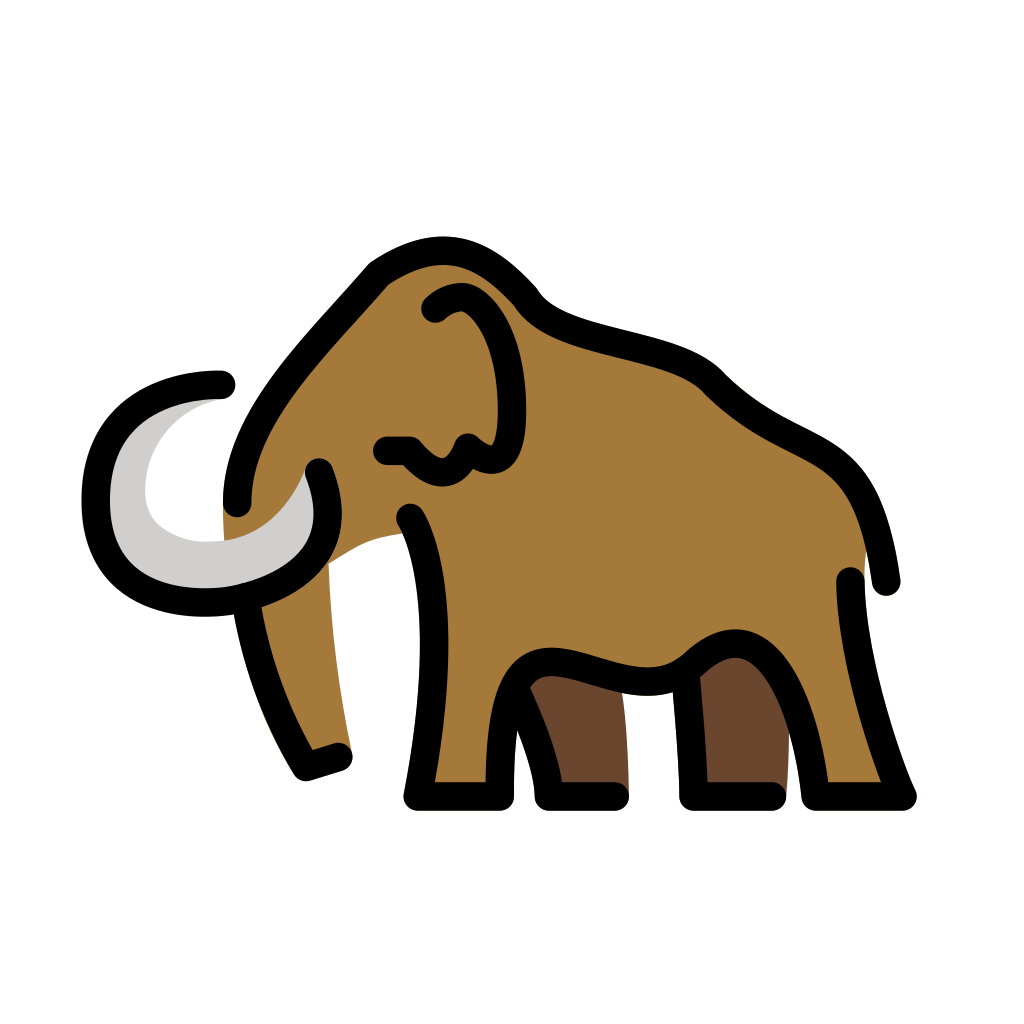 Ð mammoth emoji