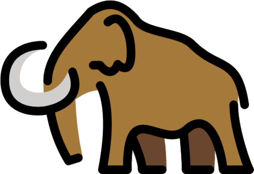 Mammoth emoji