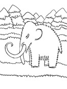 Mammoth coloring pages free coloring pages